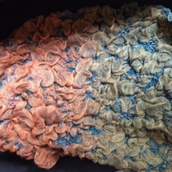 Unique Peacock Teal Infinity Scarf *NEW* - Picture 8 of 14